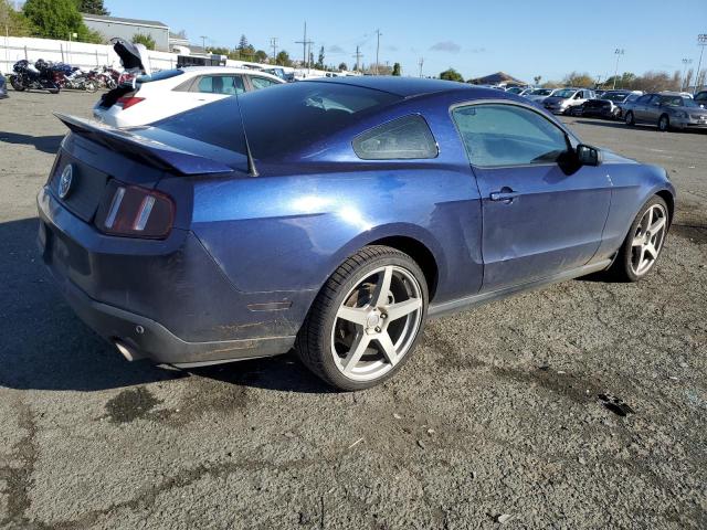 1ZVBP8AM3C5247781 - 2012 FORD MUSTANG BLUE photo 3