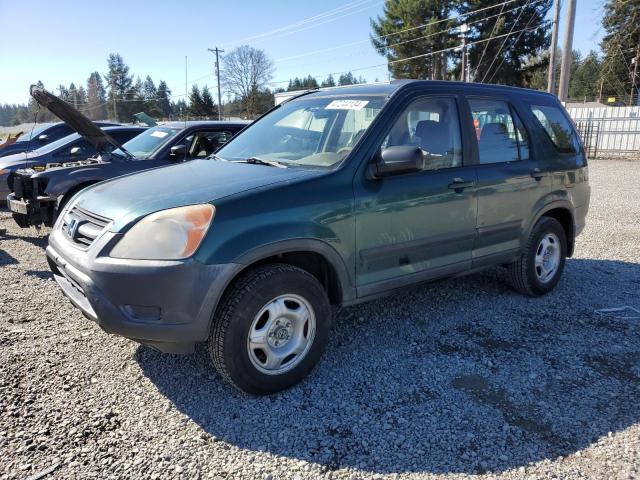 JHLRD78542C033544 - 2002 HONDA CR-V LX GREEN photo 1