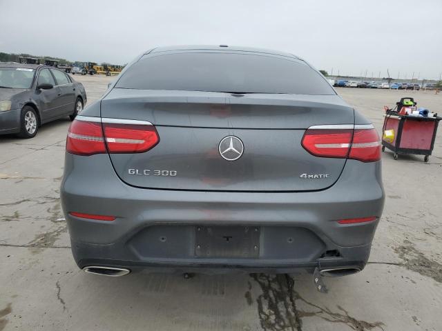 WDC0J4KB6JF347098 - 2018 MERCEDES-BENZ GLC COUPE 300 4MATIC GRAY photo 6