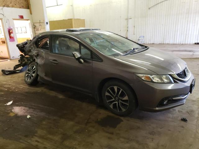 19XFB2F94DE090966 - 2013 HONDA CIVIC EXL ნაცრისფერი ფოტო 4