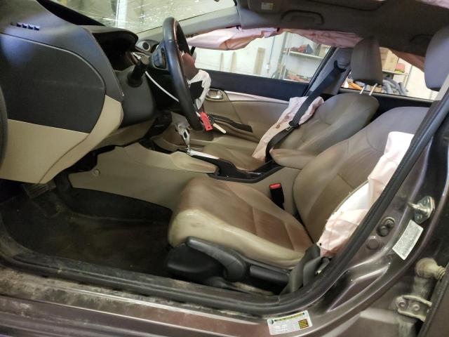 19XFB2F94DE090966 - 2013 HONDA CIVIC EXL ნაცრისფერი ფოტო 7