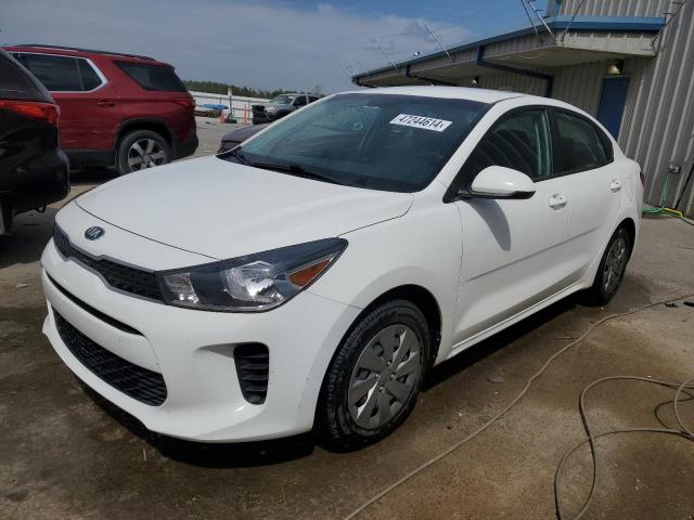 3KPA24AD6LE261393 - 2020 KIA RIO LX WHITE photo 1