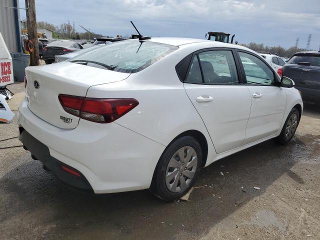 3KPA24AD6LE261393 - 2020 KIA RIO LX WHITE photo 3