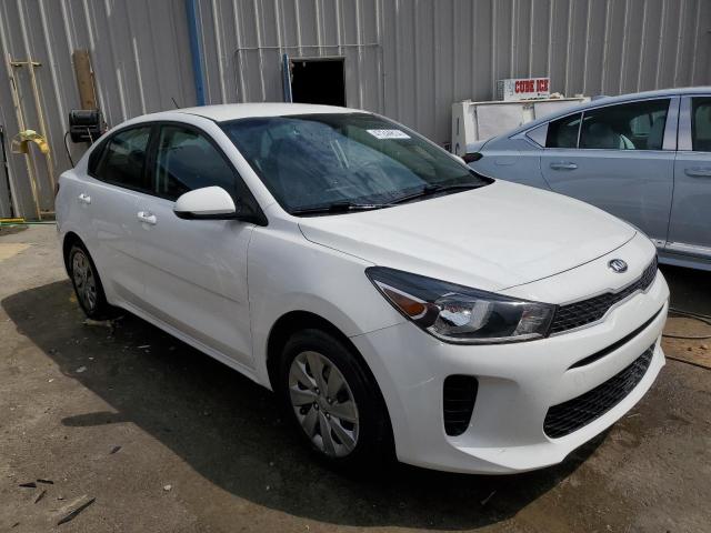 3KPA24AD6LE261393 - 2020 KIA RIO LX WHITE photo 4