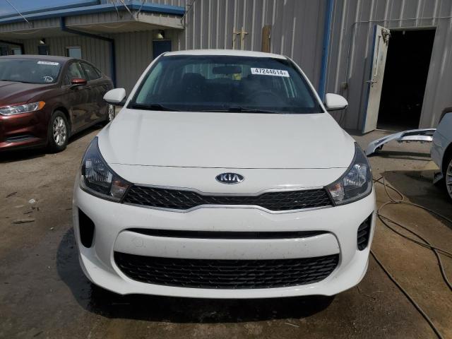 3KPA24AD6LE261393 - 2020 KIA RIO LX WHITE photo 5