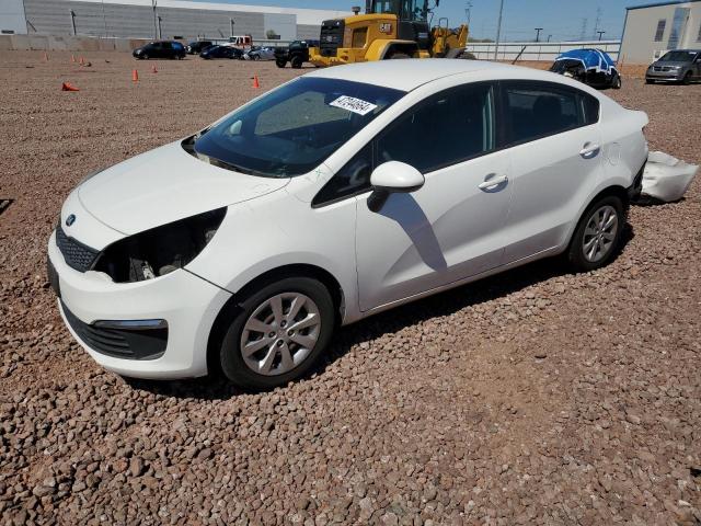 KNADM4A39G6560481 - 2016 KIA RIO LX WHITE photo 1