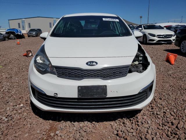 KNADM4A39G6560481 - 2016 KIA RIO LX WHITE photo 5