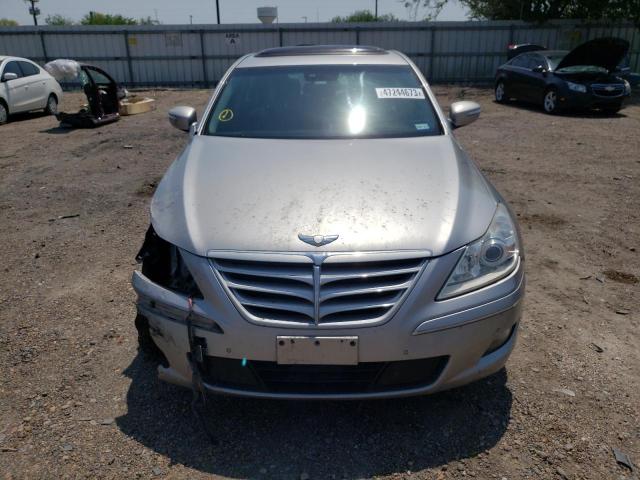 KMHGC4DF7AU070371 - 2010 HYUNDAI GENESIS 4.6L SILVER photo 5