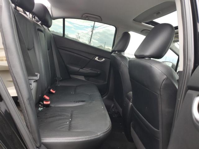 2HGFB2F98FH520054 - 2015 HONDA CIVIC EXL შავი ფოტო 10