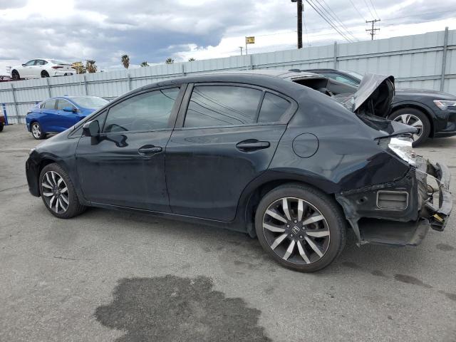 2HGFB2F98FH520054 - 2015 HONDA CIVIC EXL შავი ფოტო 2