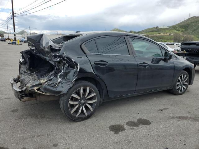 2HGFB2F98FH520054 - 2015 HONDA CIVIC EXL შავი ფოტო 3