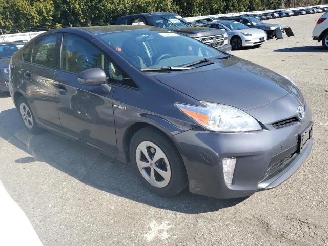 JTDKN3DU5E1771824 - 2014 TOYOTA PRIUS GRAY photo 4