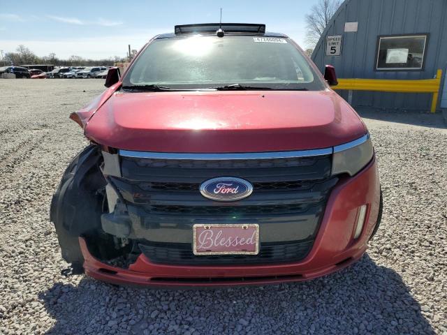 2FMDK4AK0BBA61221 - 2011 FORD EDGE SPORT RED photo 5