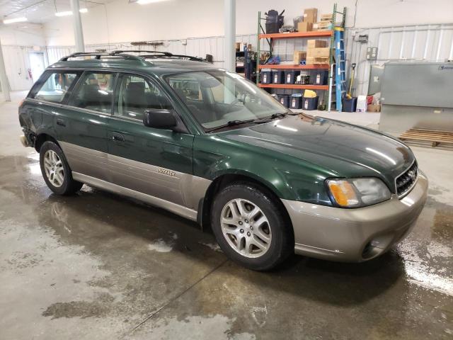 4S3BH675637647648 - 2003 SUBARU LEGACY OUTBACK AWP 绿色 照片 4