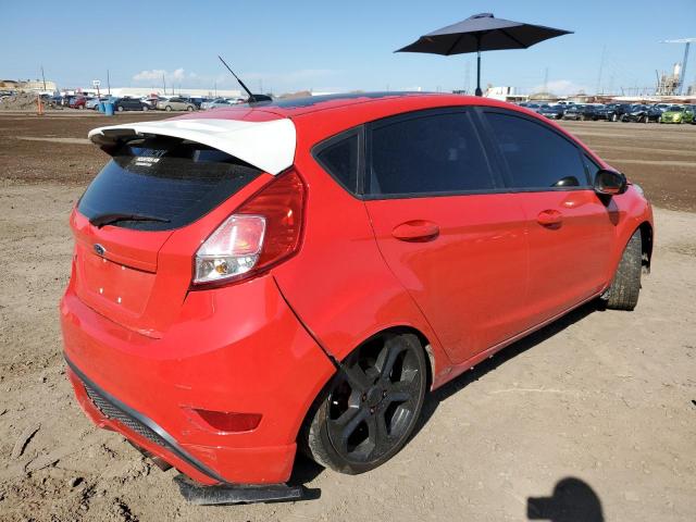 3FADP4GX1EM206221 - 2014 FORD FIESTA ST RED photo 3