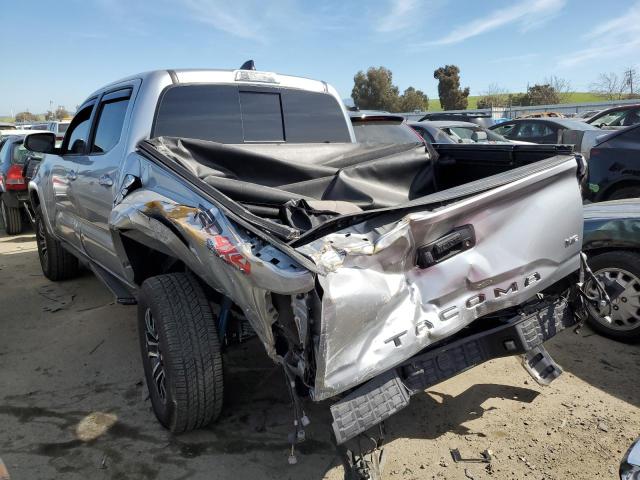 3TMCZ5AN3PM533834 - 2023 TOYOTA TACOMA DOUBLE CAB SILVER photo 2