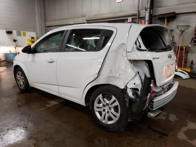 1G1JG6SB0L4129993 - 2020 CHEVROLET SONIC WHITE photo 2