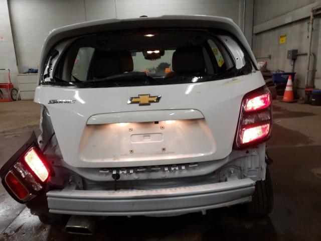 1G1JG6SB0L4129993 - 2020 CHEVROLET SONIC WHITE photo 6