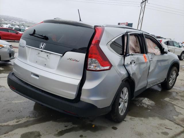 2HKRM4H7XEH627173 - 2014 HONDA CR-V EXL SILVER photo 3