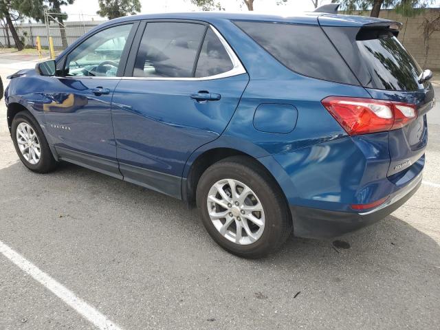 2GNAXJEV6M6145235 - 2021 CHEVROLET EQUINOX LT BLUE photo 2