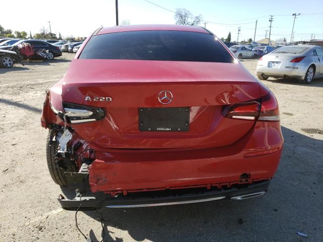 WDD3G4EB6KW024447 - 2019 MERCEDES-BENZ A 220 RED photo 6