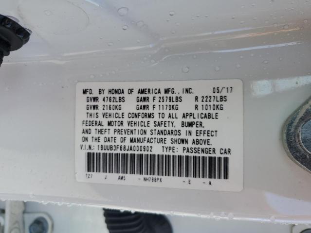 19UUB3F68JA000902 - 2018 ACURA TLX TECH+A Սպիտակ լուսանկար 13