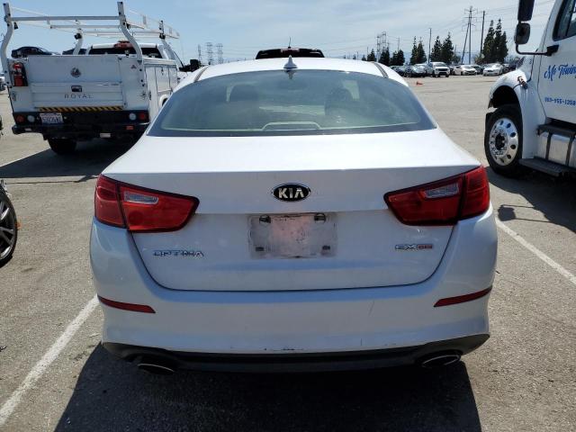 5XXGN4A75FG438961 - 2015 KIA OPTIMA EX WHITE photo 6