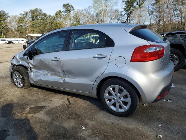 KNADM5A34D6246822 - 2013 KIA RIO LX SILVER photo 2