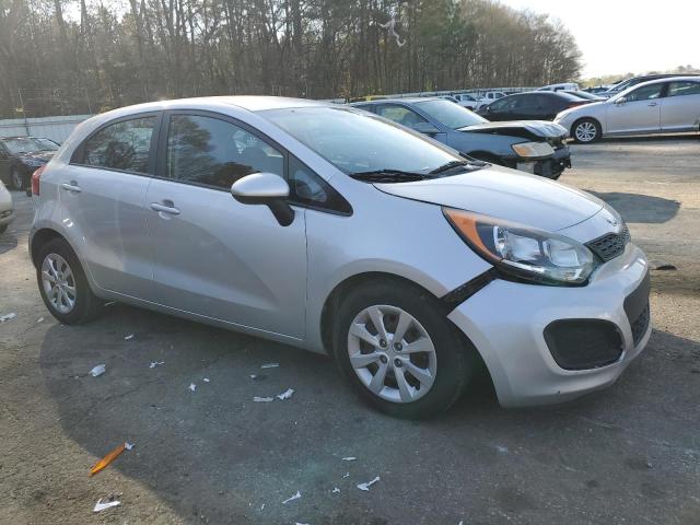 KNADM5A34D6246822 - 2013 KIA RIO LX SILVER photo 4