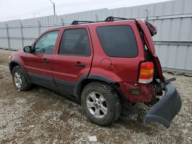 1FMYU03155KA30162 - 2005 FORD ESCAPE XLT RED photo 2