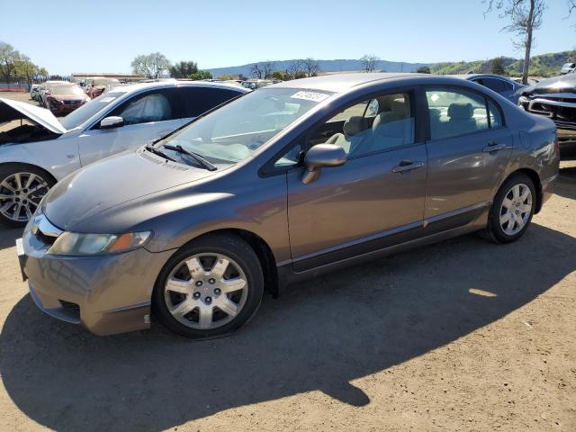 1HGFA16589L025662 - 2009 HONDA CIVIC LX BROWN photo 1