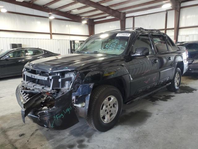 3GNEC13T72G346657 - 2002 CHEVROLET AVALANCHE C1500 BLACK photo 1