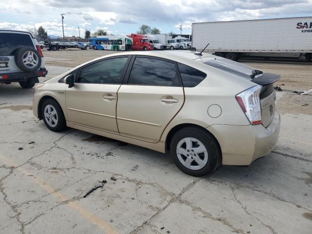 JTDKN3DU6B1389913 - 2011 TOYOTA PRIUS BEIGE photo 2