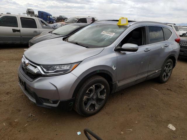 5J6RW2H94HL034287 - 2017 HONDA CR-V TOURING SILVER photo 1