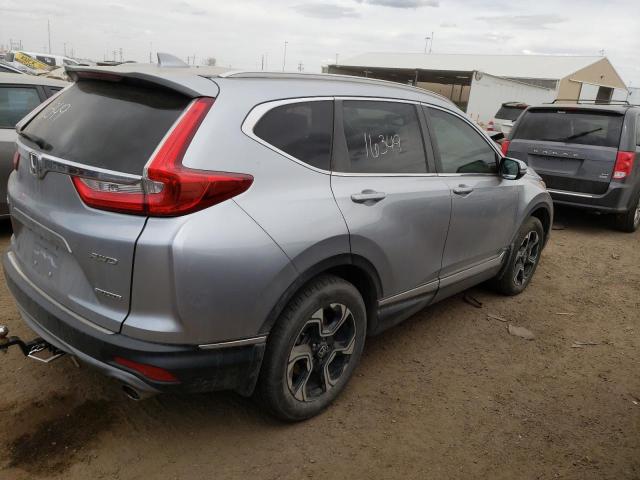 5J6RW2H94HL034287 - 2017 HONDA CR-V TOURING SILVER photo 3