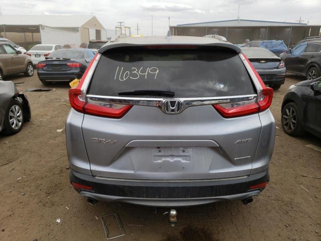 5J6RW2H94HL034287 - 2017 HONDA CR-V TOURING SILVER photo 6