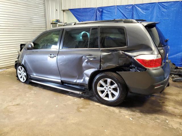 5TDZK3EH3DS111503 - 2013 TOYOTA HIGHLANDER BASE Gris photo 2