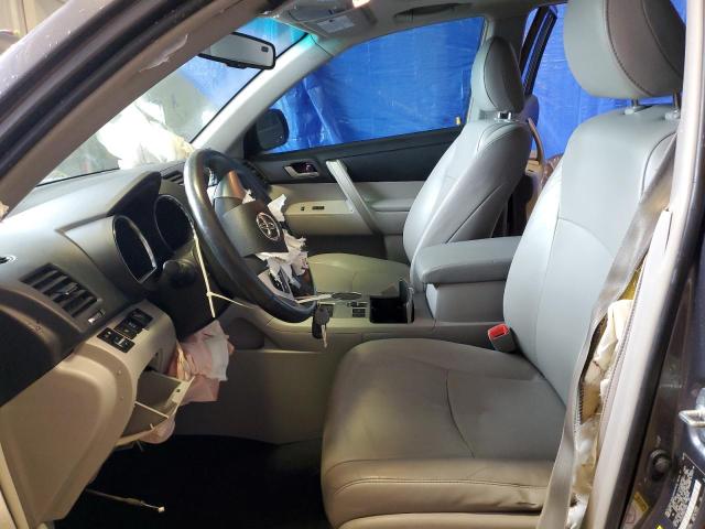 5TDZK3EH3DS111503 - 2013 TOYOTA HIGHLANDER BASE Gris photo 7