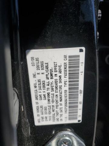 1HGCP26848A163159 - 2008 HONDA ACCORD EXL BLACK photo 12