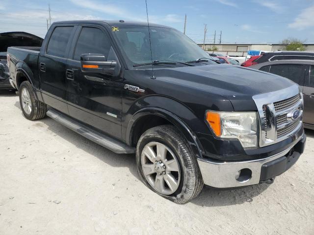 1FTFW1ET1BFC33712 - 2011 FORD F150 SUPERCREW BLACK photo 4