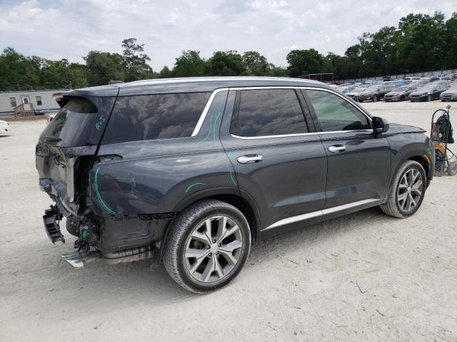 KM8R34HE1LU119447 - 2020 HYUNDAI PALISADE SEL GRAY photo 3