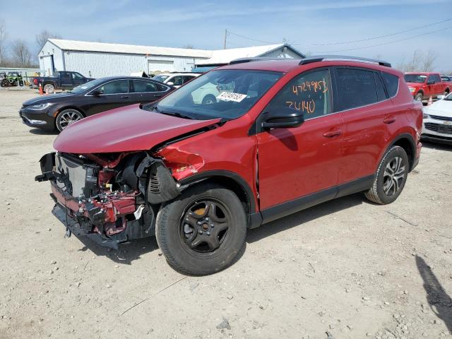 JTMZFREV0HJ149948 - 2017 TOYOTA RAV4 LE RED photo 1