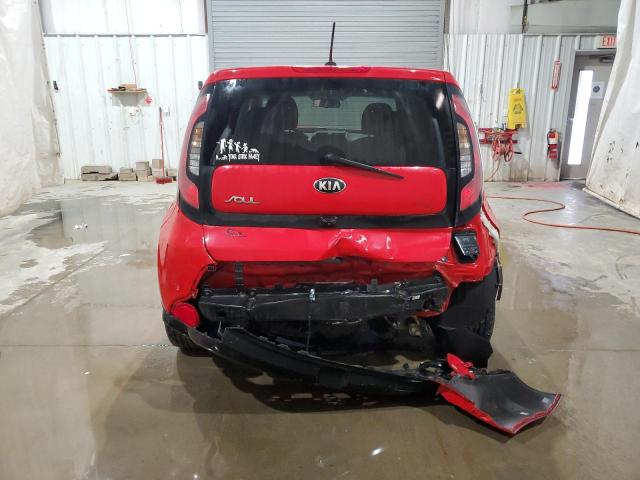 KNDJP3A54G7866281 - 2016 KIA SOUL + RED photo 6