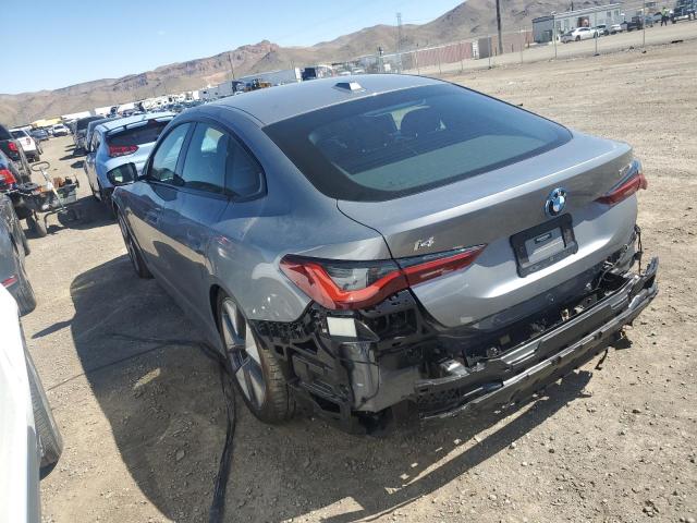 WBY43AW00PFP80951 - 2023 BMW I4 EDRIVE3 GRAY photo 2