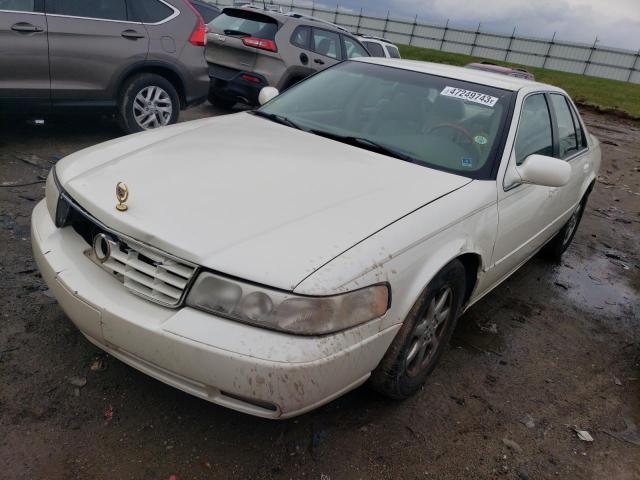 1G6KY5494YU155858 - 2000 CADILLAC SEVILLE STS WHITE photo 1