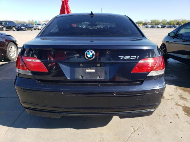 WBAHL83548DT13229 - 2008 BMW 750I I BLACK photo 6