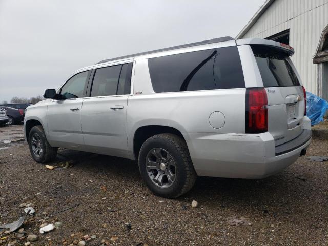 1GNSKHKC8JR391184 - 2018 CHEVROLET SUBURBAN K1500 LT SILVER photo 2