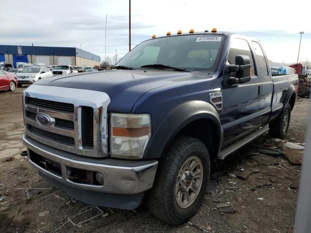 1FTSX21R98ED84338 - 2008 FORD F250 SUPER DUTY BLUE photo 1