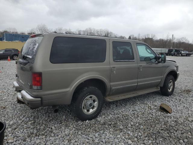 1FMSU43P23ED06245 - 2003 FORD EXCURSION LIMITED TAN photo 3