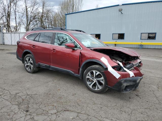 4S4BTANC8L3116344 - 2020 SUBARU OUTBACK LIMITED BURGUNDY photo 4